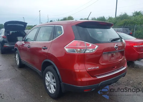 2016 Nissan Rogue S из США, поврежденный, VIN KNMAT2MV8GP594805